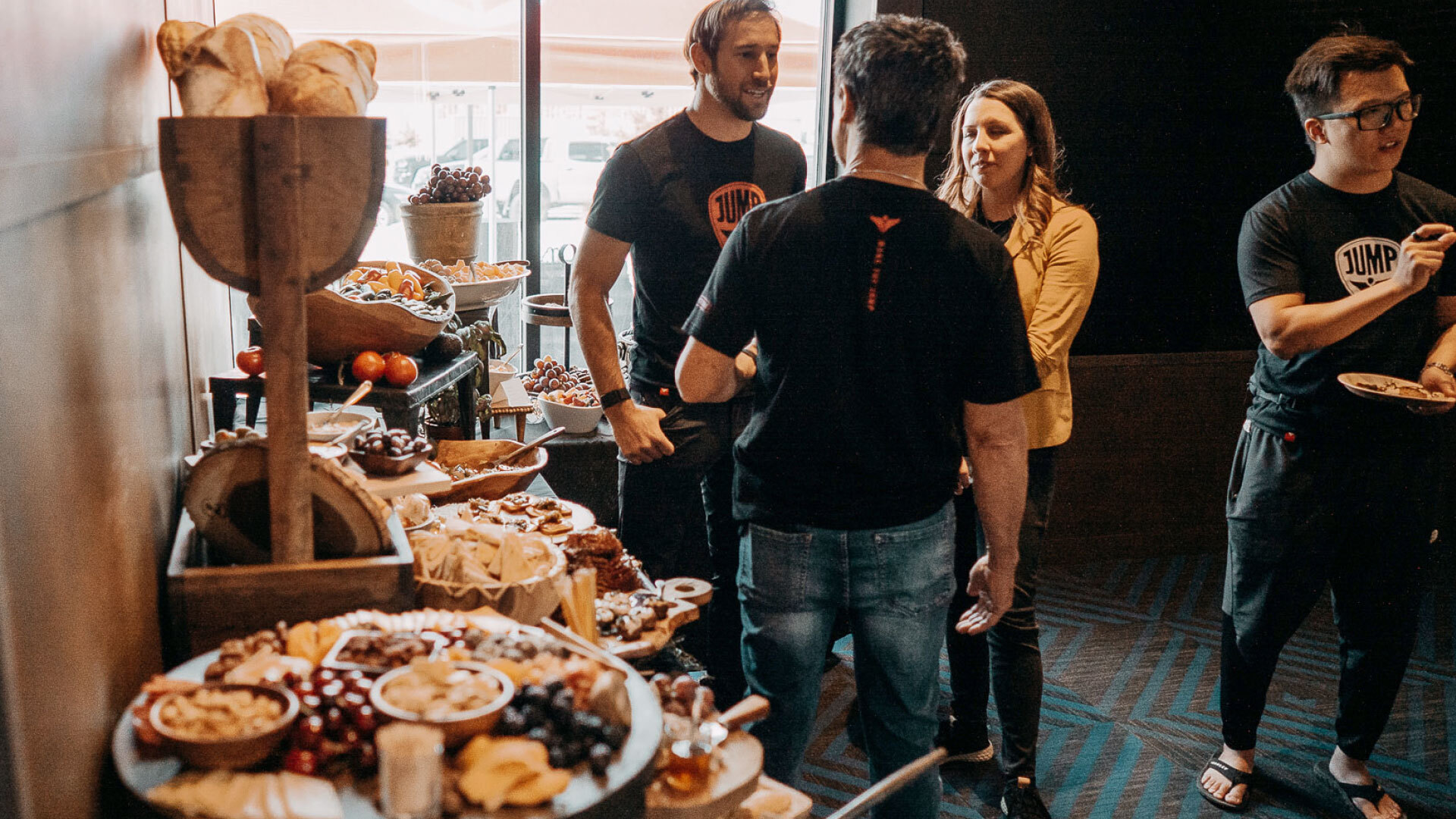 Catered private event at JUMP